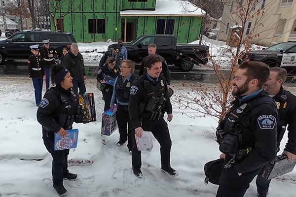 holiday cheer is officially underway